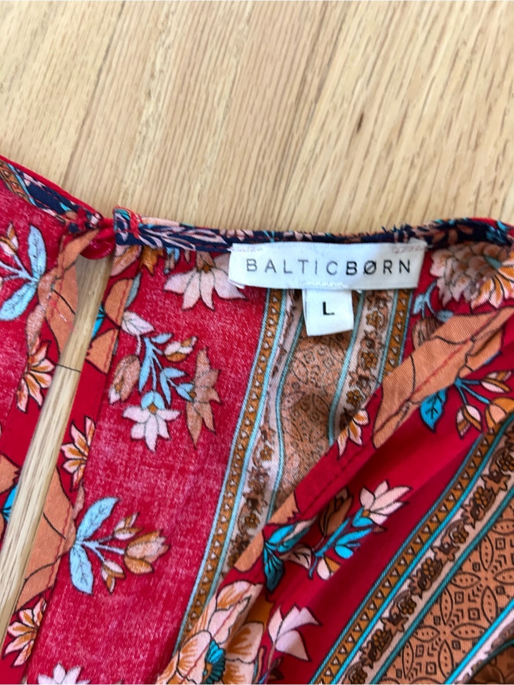 BALTIC BORN leanne midi dress boho paisley floral festival fall size L - Picture 6 of 13